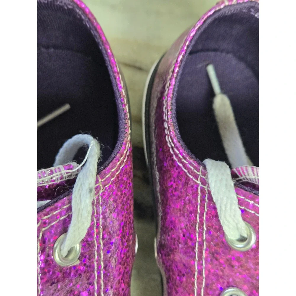 Converse Chuck Taylor All Star Purple Glitter Low  Sneakers Junior Sparkly Eu 36